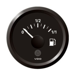 VDO Fuel Level Gauge - Viewline 52mm 12V/24V 90-3 Ohm Sender
