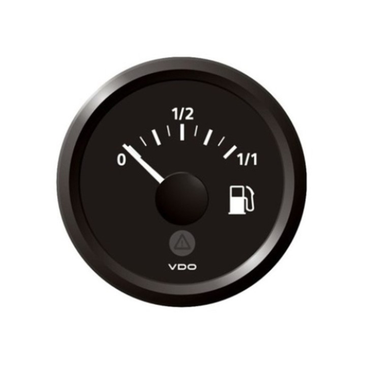 VDO A2C59514081 Fuel Level Gauge - Viewline 52mm 12V/24V 90-3 Ohm Sender