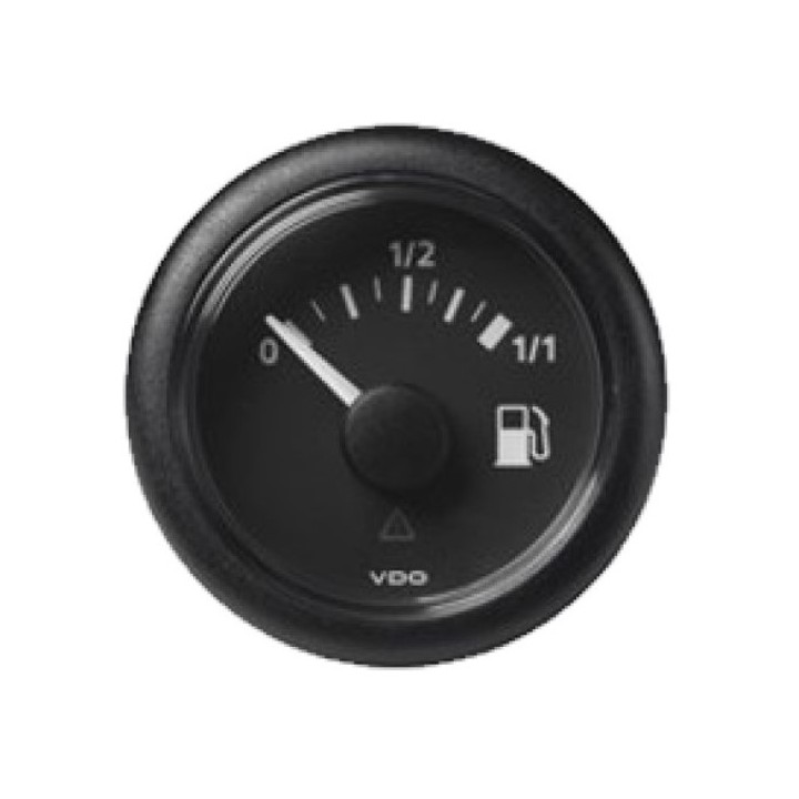 VDO A2C59514079 Fuel Level Gauge - Viewline 52mm 12V/24V 90-3 Ohm Sender