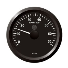 VDO Tachometer - Viewline 85mm 7000 Rpm 12V/24V