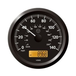VDO Speedometer - Viewline 110mm 140 Mph 12V/24V