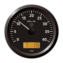 VDO Tachourmeter - Viewline 110mm 4000 Rpm 12V/24V