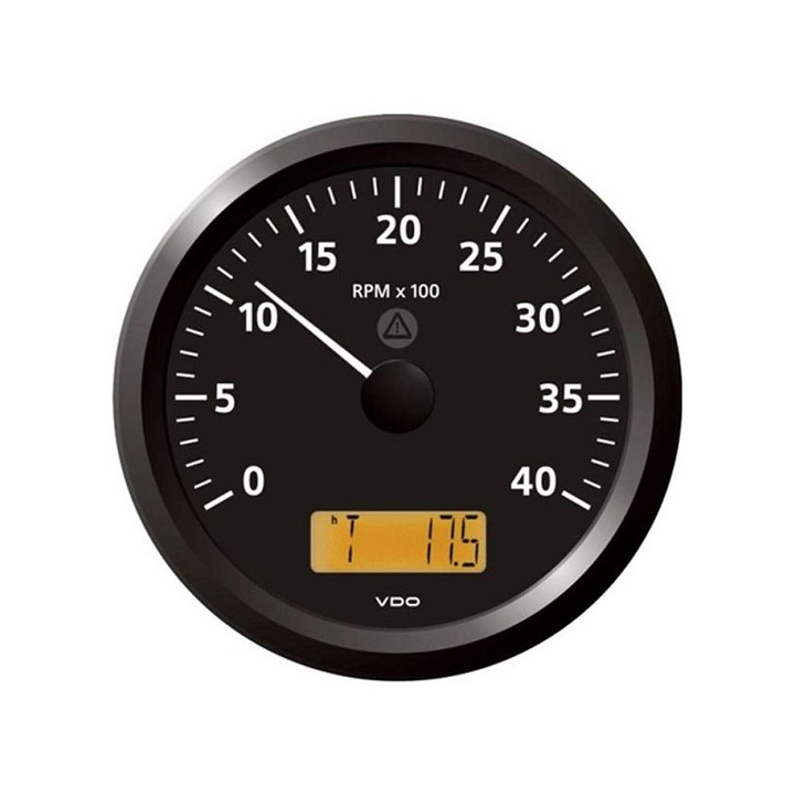 VDO A2C59512414 Tachourmeter - Viewline 110mm 4000 Rpm 12V/24V