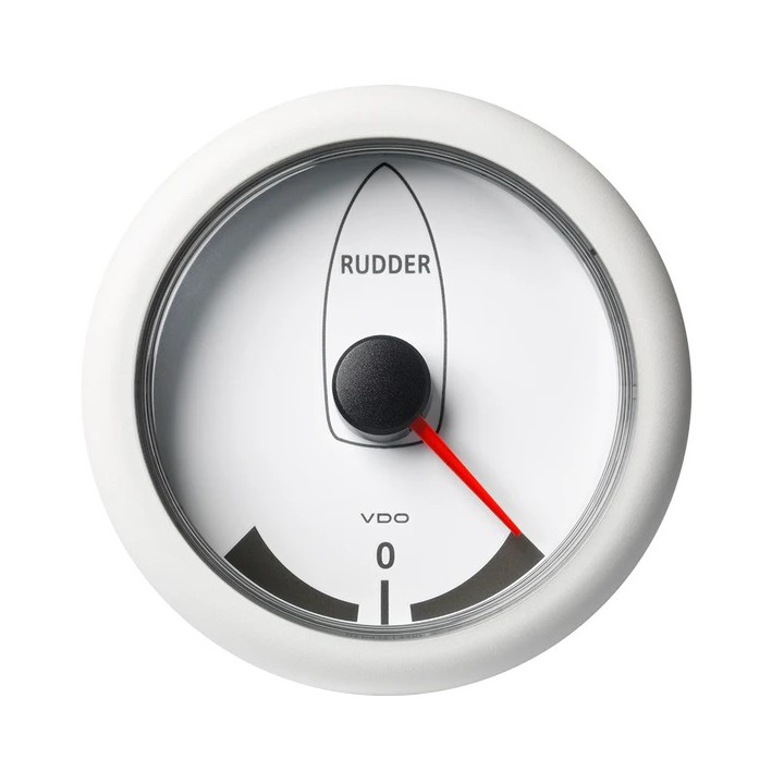 VDO A2C59512411 Rudder Angle Gauge - Viewline 85mm +45° Stb 12V/24V