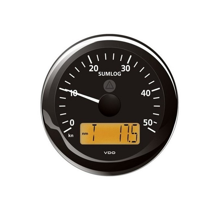 VDO A2C59512405 Sumlog Gauge - Viewline 85mm 50 Kn 12V/24V