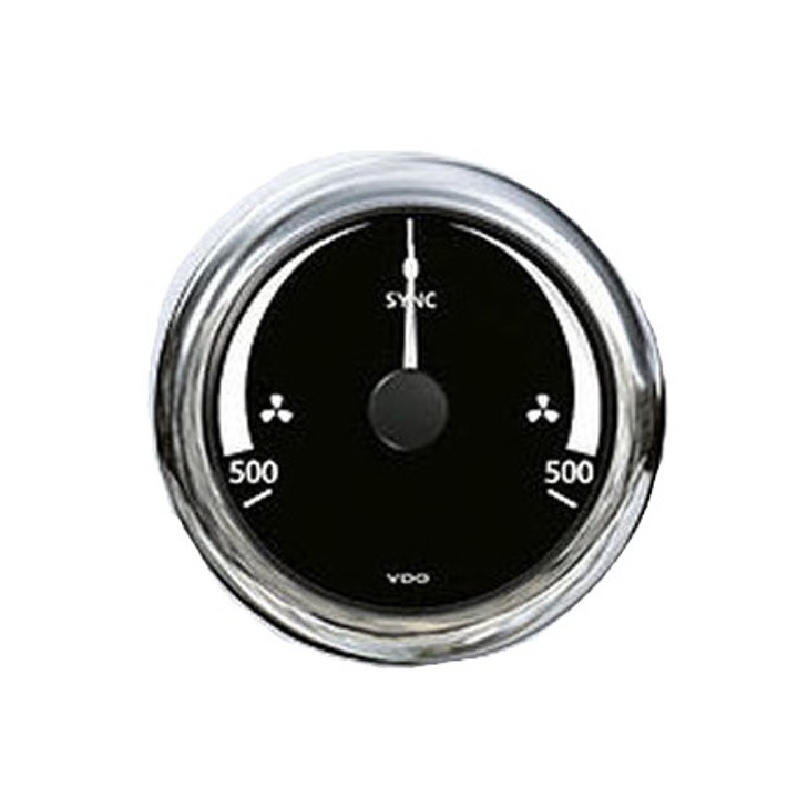 VDO A2C59512402 Syncronizer Gauge - Viewline 85mm +500 Rpm 12V/24V