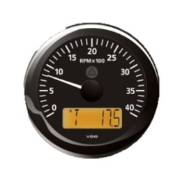 VDO Tachourmeter - Viewline 85mm 4000 Rpm 12V/24V