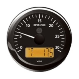 VDO Tachourmeter - Viewline 85mm 3000 Rpm 12V/24V