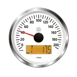 VDO Speedometer - Viewline 85mm 200 KM/h 12V/24V