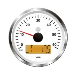 VDO Speedometer - Viewline 85mm 60 KM/h 12V/24V