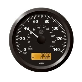 VDO Speedometer - Viewline 85mm 140 Mph 12V/24V