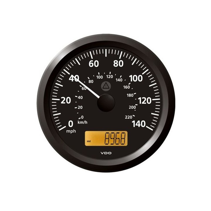 VDO A2C59512376 Speedometer - Viewline 85mm 140 Mph 12V/24V