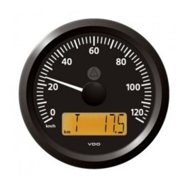 VDO Speedometer - Viewline 85mm 120 KM/h 12V/24V