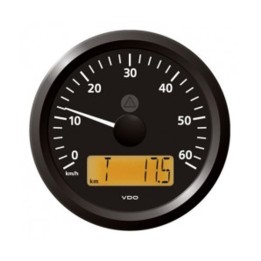 VDO Speedometer - Viewline 85mm 60 KM/h 12V/24V