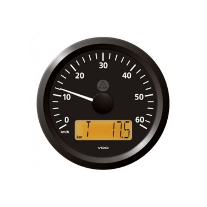 VDO A2C59512367 Speedometer - Viewline 85mm 60 KM/h 12V/24V