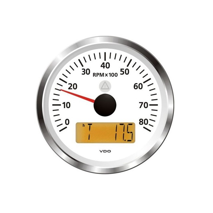 VDO A2C59512364 Tachourmeter - Viewline 85mm 8000 Rpm 12V/24V