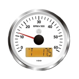 VDO Tachourmeter - Viewline 85mm 6000 Rpm 12V/24V