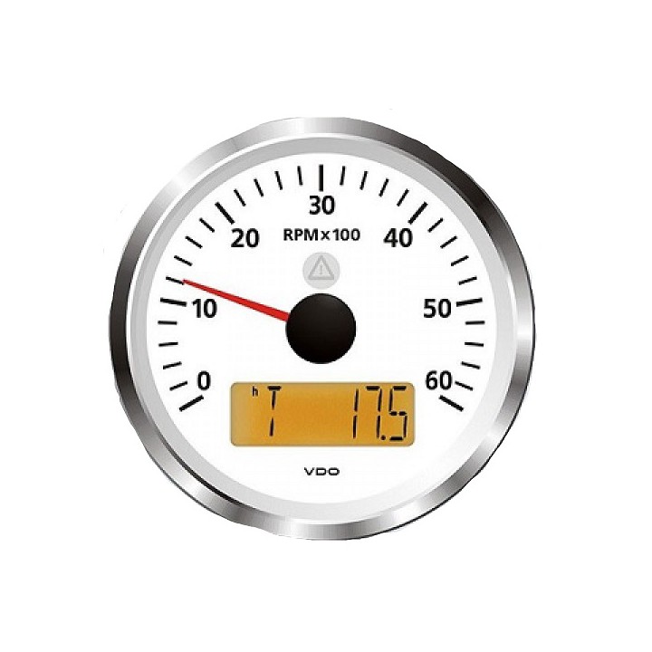 VDO A2C59512362 Tachourmeter - Viewline 85mm 6000 Rpm 12V/24V