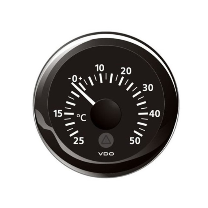 VDO A2C59512336 Temperature Gauge - Viewline 52mm 12V/24V -25C to +50 Ambient