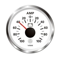 VDO Ammeter - Viewline 52mm 100A 12V/24V