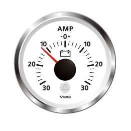 VDO Ammeter - Viewline 52mm 30A 12V/24V
