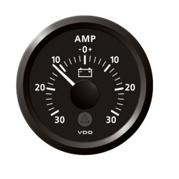 VDO Ammeter - Viewline 52mm 30A 12V/24V
