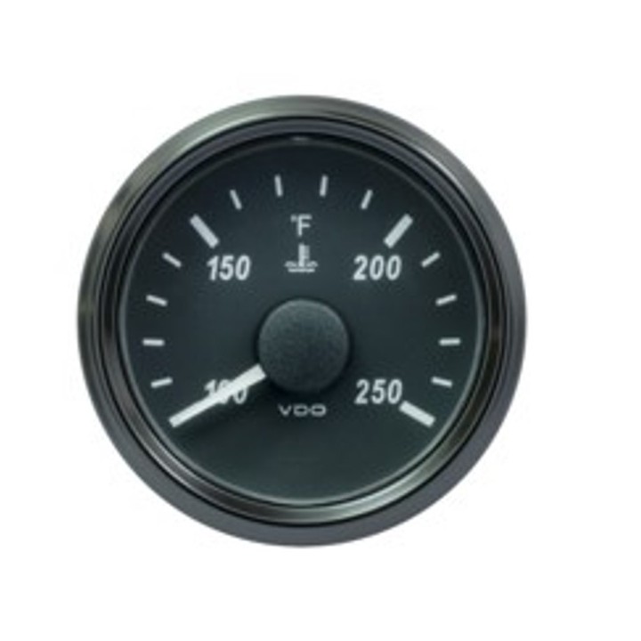 VDO A2C3833330030 Temperature Gauge - SingleViu 52mm 12V/24V 40°C - 120°C Coolant