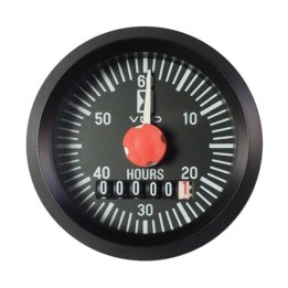 VDO Hourmeter - Cockpit International 52mm 12/24V With Minute Hand