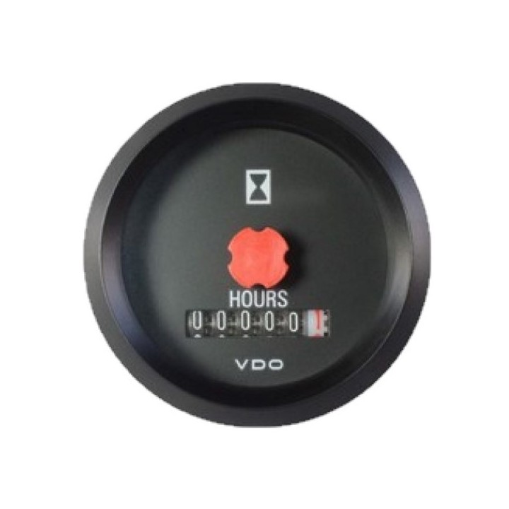 VDO 331-810-012-001X Hourmeter - Cockpit International 52mm 12V/24V