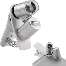UV Equip MAG022 Magnifier Clip Type Cellphone LED 60x