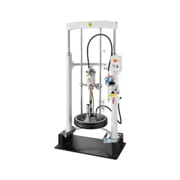 Raasm 11/12751P1NH Twin Ram Hoist P/N 11/85 With Pump P/N 118Fsp/401 & Follower Plate P/N 11/65 For 200 Kg Drums With