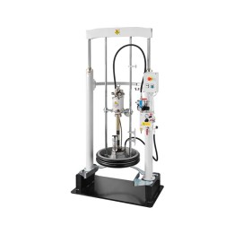 Raasm 11/12401P1N Twin Ram Hoist P/N 11/85 With Pump P/N 118Fsp/401 & Follower Plate P/N 11/65 For 200 Kg Drums With