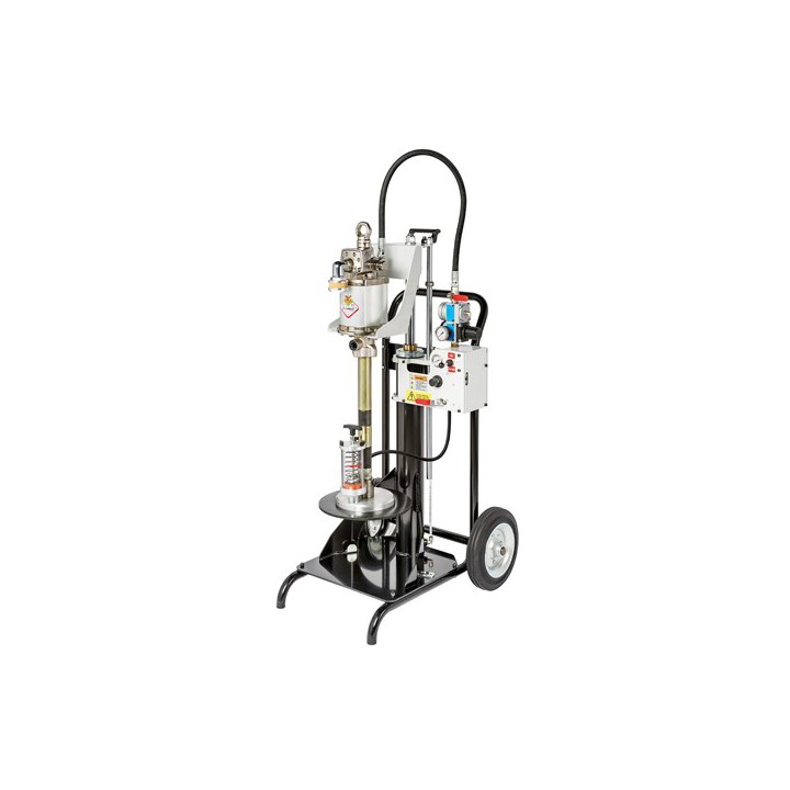 Raasm 22/12751P1NG Single Column Ram Hoist For 18 ÷ 30 Kg Drums With Trolley With 115Fmp/751, P/N 11/34 Visible Air Ble