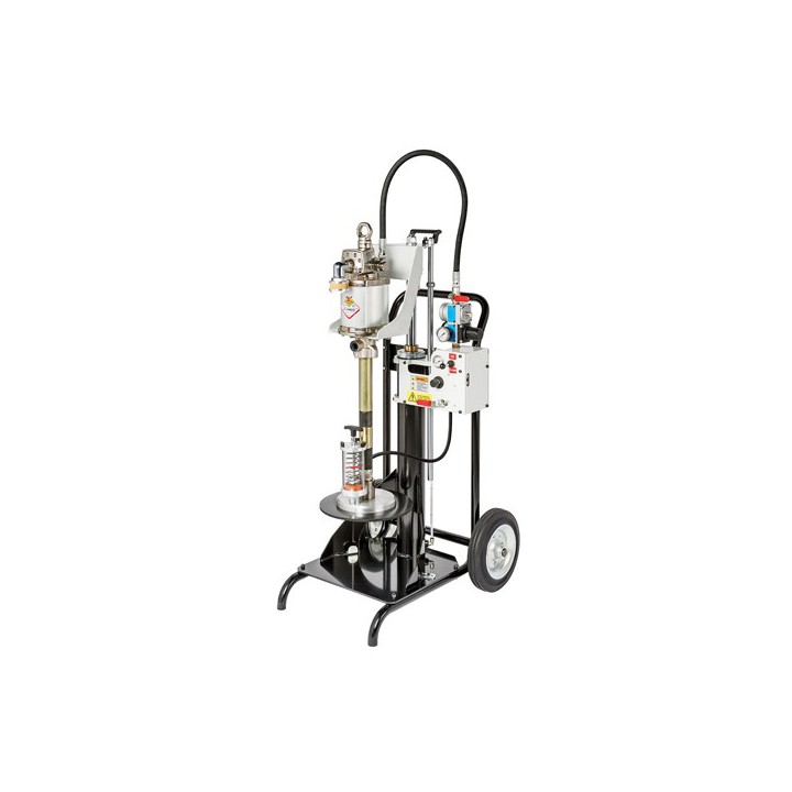 Raasm 12/09451P1NG Single Column Ram Hoist For 18 ÷ 30 Kg Drums With 90Fmp/451, P/N 11/34, Pneumatic Control & Visibl