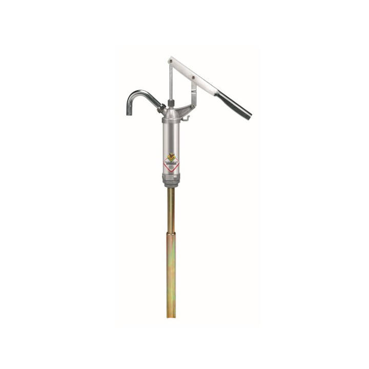 Raasm 31201 Single Acting Manual Oil Pump For 50-220 Kg Drums & With Rigid Curved Terminal