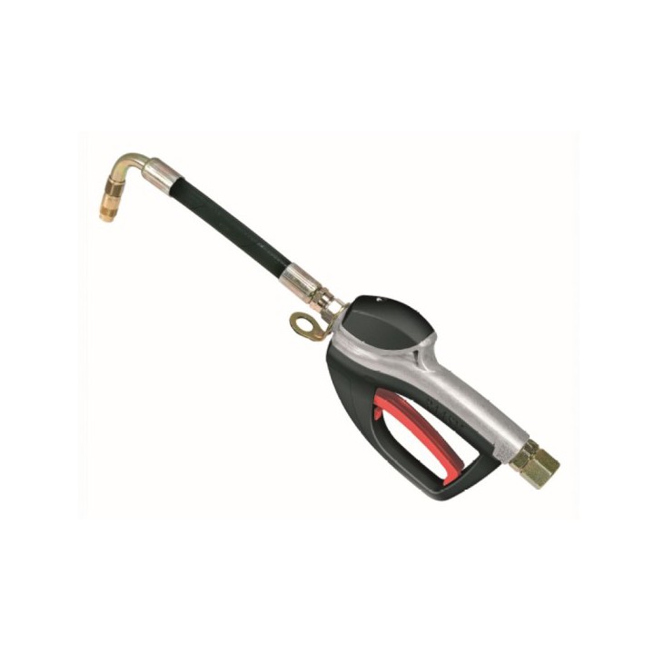 Raasm 37751 Oil Gun In Aluminum S. 1/2" 65Ap With Lever Locking Button & Flexible Terminal