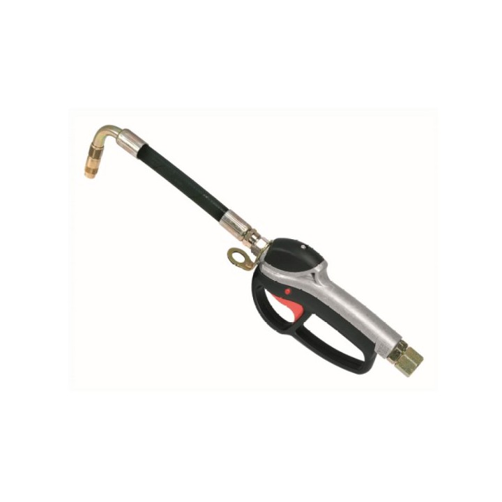 Raasm 37741 Oil Gun In Aluminum S. 1/2" 40Ap With Lever Locking Button & Flexible Terminal