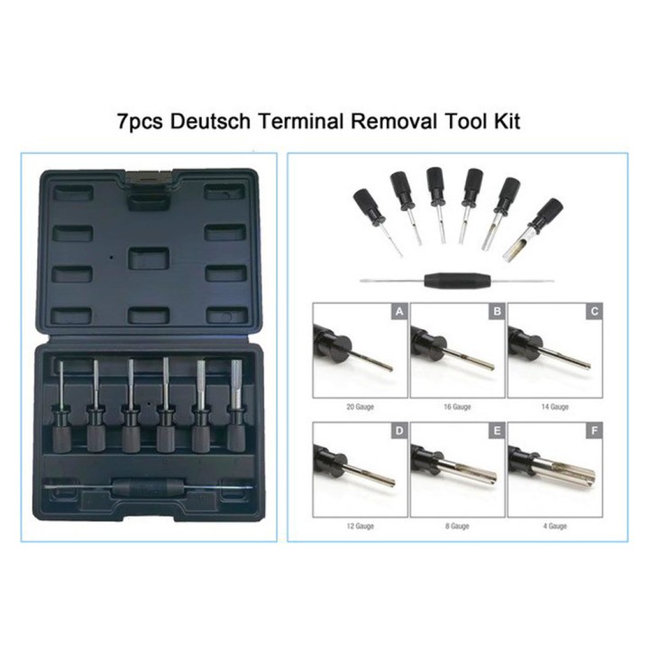 TE Connectivity Deutsch Connector Suitable for removing contact sizes 4, 8, 12, 14, 16 & 20 in HD/HD