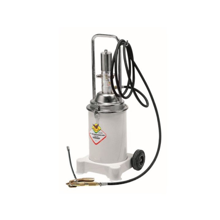 Raasm 68213 Air Operated Wheel Mounted Grease Pump R 50:1, 13 Kg Tanks