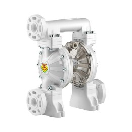 Raasm 2B7/26117EAI Dual Inlet Diaphragm Pump Series 1" 1000-Ppab In Polypropylene & Aluminum With Membranes In Epdm,