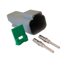 TE Connectivity Deutsch DT Series Connector Kit 2-Way Female Receptacle (DT2FKIT)