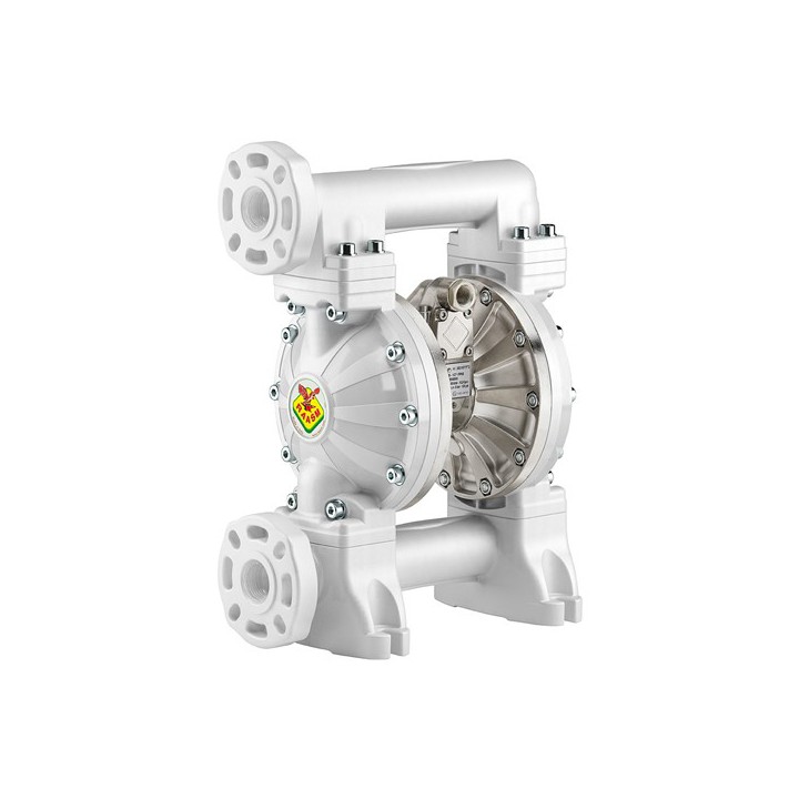 Raasm 2B4/26117SSI Diaphragm Pump Series 1" 1000-Ppab In Polypropylene & Aluminum With Membranes In Santoprene™, Seat