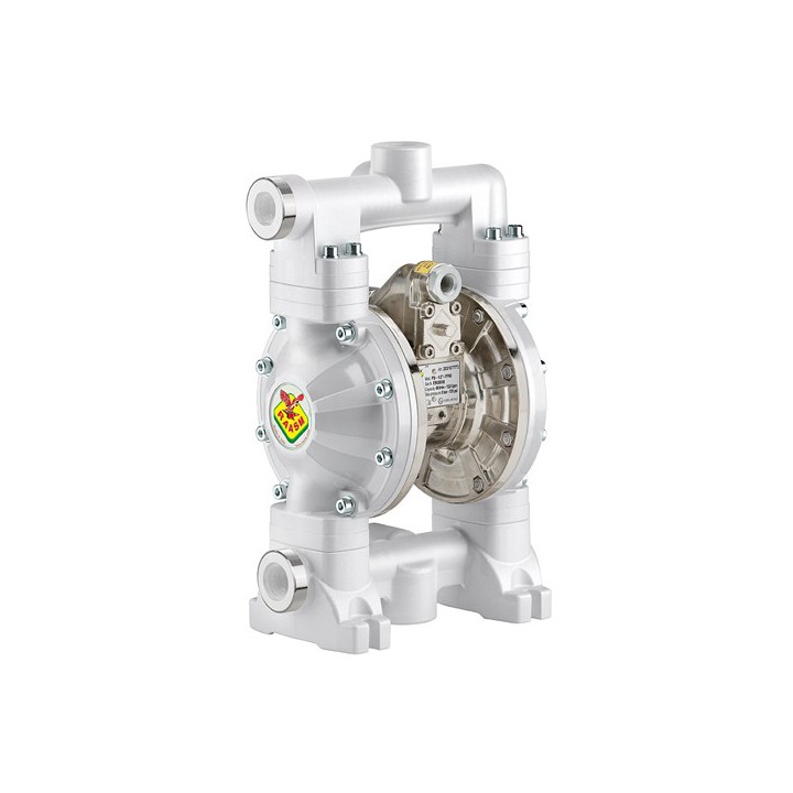 Raasm 2B3/16117NH5 Diaphragm Pump Series 1/2" 120-Ppab In Polypropylene & Aluminum With Membranes In Nbr, Seats & B