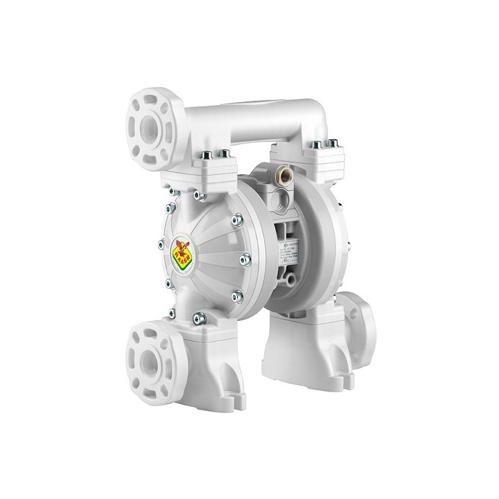 Raasm 2A7/2677SSI Dual Inlet Diaphragm Pump Series 1" 1000-Ppb In Polypropylene With Membranes In Santoprene™, Seats A