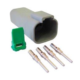 TE Connectivity Deutsch DT Series Connector Kit 4-Way Female Receptacle (DT4FKIT)