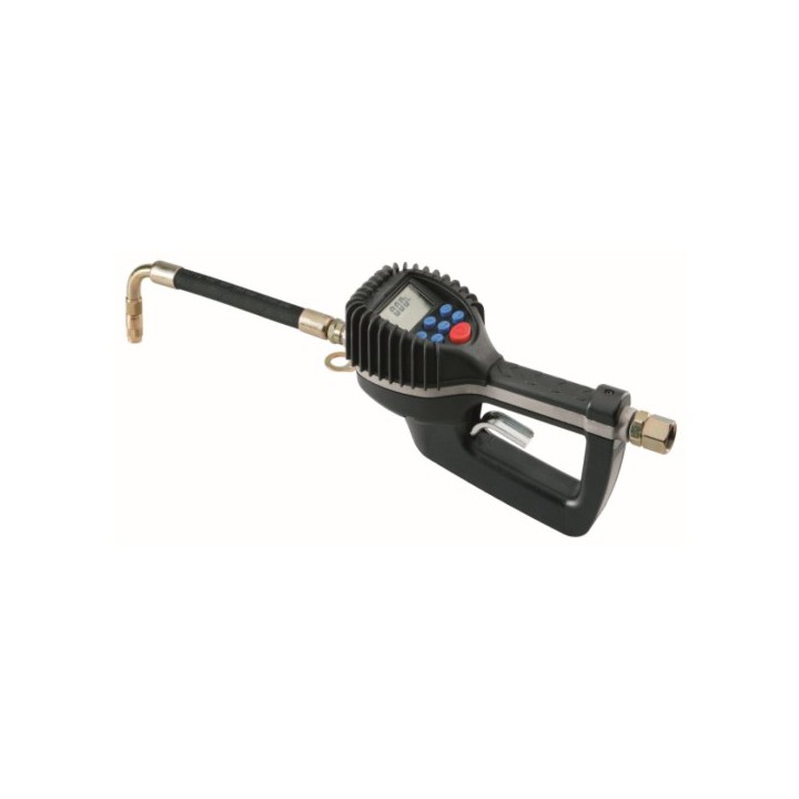 Raasm 37704 Digital Dispensing Gun With Preselection For Oil, Equipped With Adjustable Flexible Terminal