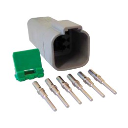 TE Connectivity Deutsch DT Series Connector Kit 6-Way Female Receptacle (DT6FKIT)