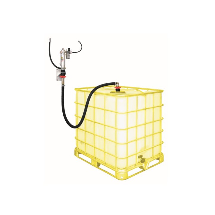 Raasm 35330 Wall Mounted Kit For Tanks With Piston Pneumatic Pump R 3:1 - 14 L/Min, Suction Tube 1260 mm