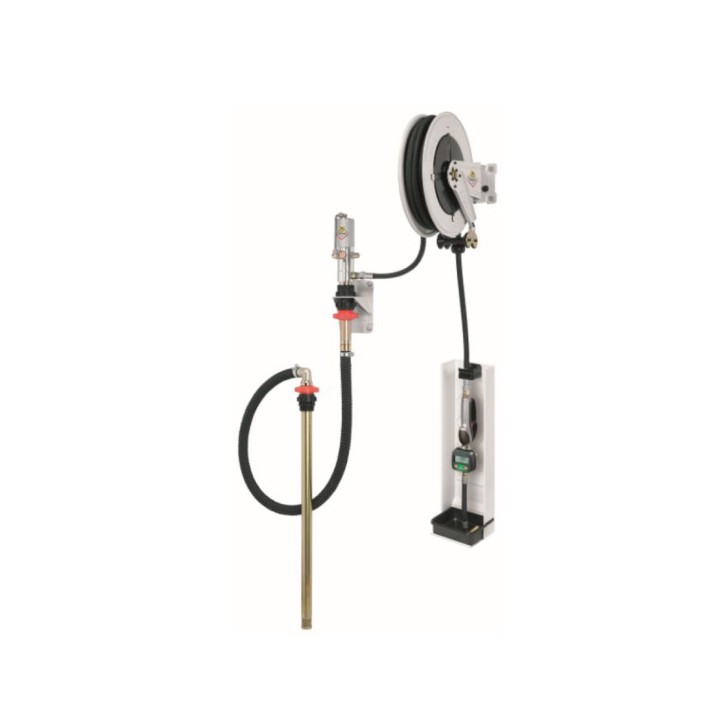Raasm 35280 Wall Mounted Kit For Oil & Similar With Pump R 3:1 - 14 L/Min, Oil Gun P/N 37758, Hose Reel P/N 84