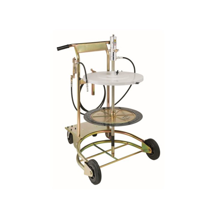 Raasm 64071 Mobile Grease Dispenser For 180-220 Kg Drums With Pump R 50:1 & Trolley P/N 80210